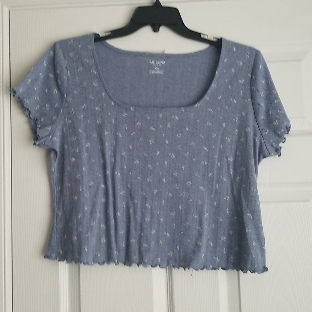NWOT Arizona Jean Co. Floral Crop Top